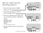 Preview for 10 page of Siemens RWB27Si Instructions Manual