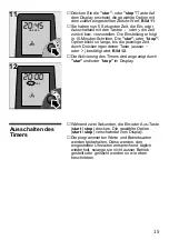 Preview for 15 page of Siemens S1 RKM 09012 Instructions For Use Manual