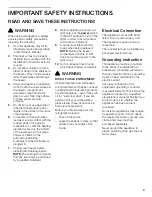 Preview for 3 page of Siemens S18ID Series Operating And Care Instructions