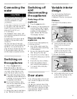 Preview for 7 page of Siemens S18ID Series Operating And Care Instructions