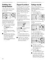 Preview for 10 page of Siemens S18ID Series Operating And Care Instructions