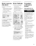 Preview for 61 page of Siemens S18ID Series Operating And Care Instructions