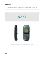 Предварительный просмотр 1 страницы Siemens S35i Service Manual