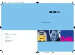 Siemens S45i User Manual предпросмотр