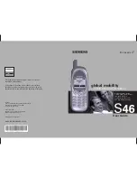 Предварительный просмотр 1 страницы Siemens S46 User Manual