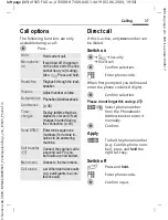 Предварительный просмотр 38 страницы Siemens S65 User Manual