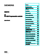 Siemens S7-1200 TELECONTROL System Manual preview