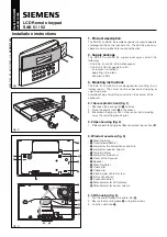 Preview for 1 page of Siemens SAK 51 Installation Instructions