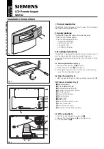 Preview for 1 page of Siemens SAK 53 Installation Instructions