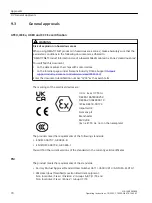 Предварительный просмотр 70 страницы Siemens SCALANCE M812 Operating Instructions Manual