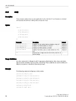 Preview for 68 page of Siemens SCALANCE W1750D CLI Function Manual