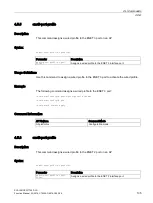 Preview for 105 page of Siemens SCALANCE W1750D CLI Function Manual