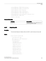 Preview for 147 page of Siemens SCALANCE W1750D CLI Function Manual