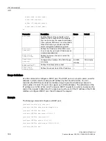 Предварительный просмотр 186 страницы Siemens SCALANCE W1750D CLI Function Manual