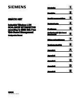 Preview for 1 page of Siemens SCALANCE W1788-1 M12 Configuration Manual