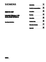 Preview for 1 page of Siemens SCALANCE W788C-2 Operating Instructions Manual