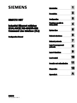 Siemens SCALANCE XM-400 Configuration Manual preview