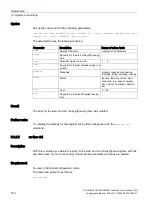 Preview for 160 page of Siemens SCALANCE XM-400 Configuration Manual