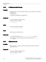 Preview for 204 page of Siemens SCALANCE XM-400 Configuration Manual