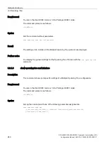 Preview for 240 page of Siemens SCALANCE XM-400 Configuration Manual