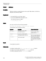 Preview for 364 page of Siemens SCALANCE XM-400 Configuration Manual