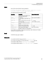 Preview for 381 page of Siemens SCALANCE XM-400 Configuration Manual