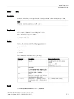 Preview for 579 page of Siemens SCALANCE XM-400 Configuration Manual