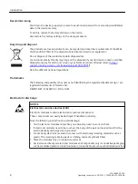 Preview for 8 page of Siemens SCALANCE XP208EEC Operating Instructions Manual