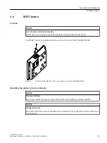 Preview for 33 page of Siemens SCALANCE XP208EEC Operating Instructions Manual