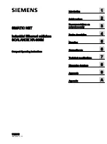 Siemens SCALANCE XR-300M Compact Operating Instructions preview
