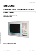 Предварительный просмотр 33 страницы Siemens SCD 1297-K (33) Operating Instruction