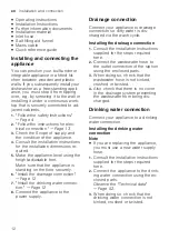 Preview for 12 page of Siemens SE23HW64CG User Manual