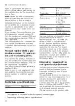 Preview for 52 page of Siemens SE23HW64CG User Manual