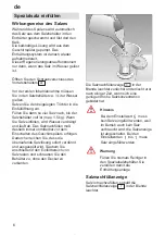 Предварительный просмотр 6 страницы Siemens SE24269 Instructions For Use Manual