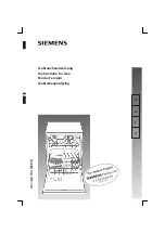 Siemens SE64A560/17 Instructions For Use Manual предпросмотр