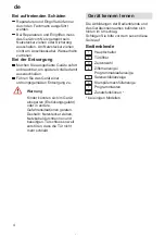 Preview for 4 page of Siemens SE64A560/17 Instructions For Use Manual