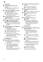 Preview for 20 page of Siemens SE64A560/17 Instructions For Use Manual