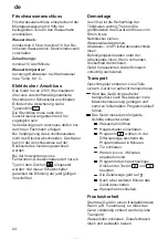 Preview for 24 page of Siemens SE64A560/17 Instructions For Use Manual