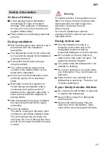 Preview for 25 page of Siemens SE64A560/17 Instructions For Use Manual