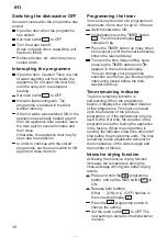 Preview for 38 page of Siemens SE64A560/17 Instructions For Use Manual