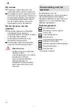 Preview for 70 page of Siemens SE64A560/17 Instructions For Use Manual