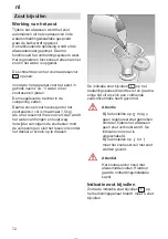 Preview for 72 page of Siemens SE64A560/17 Instructions For Use Manual