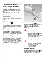 Предварительный просмотр 6 страницы Siemens SE65A590/18 Instructions For Use Manual