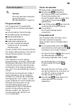 Предварительный просмотр 15 страницы Siemens SE65A590/18 Instructions For Use Manual