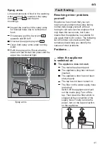 Предварительный просмотр 41 страницы Siemens SE65A590/18 Instructions For Use Manual