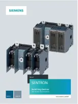 Preview for 1 page of Siemens SENTRON 3KF LV HRC Manual