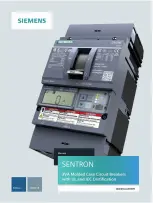 Preview for 1 page of Siemens Sentron 3VA Manual