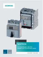 Предварительный просмотр 1 страницы Siemens SENTRON 3VA27 Manual