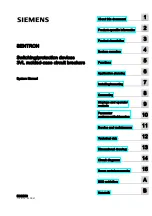 Preview for 3 page of Siemens SENTRON 3VL series System Manual