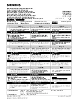 Siemens SENTRON 3VL9200-4W 0 Series Operating Instructions Manual preview